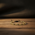 Citrine Crystal Bracelet with Hematite Spacers