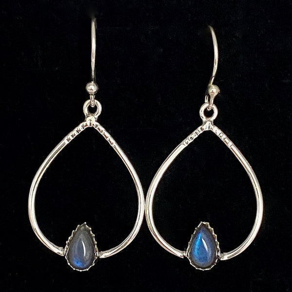Labradorite Pendant Earrings