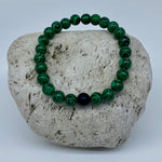Malachite 8mm Stone Distance Bracelet