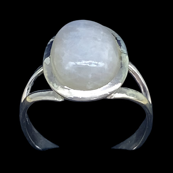 Moonstone Ring - top view