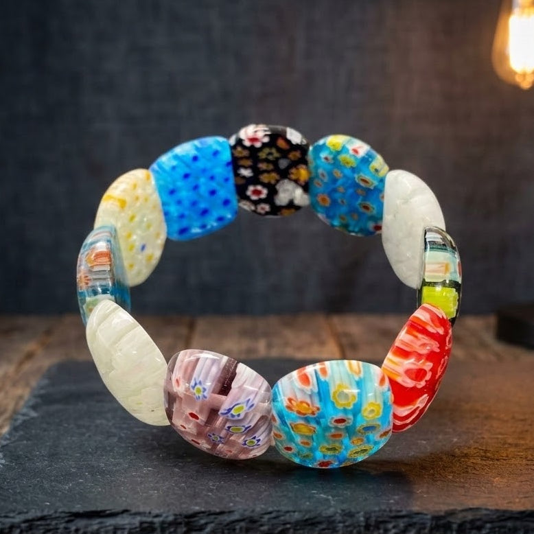 Mosaic Bracelet – Capri | Stretch Bracelet Earth and sul