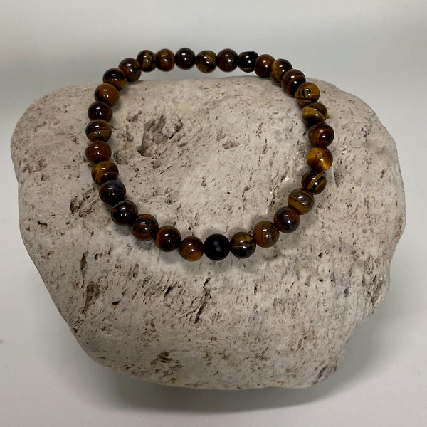 Tiger Eye 6mm Distance Bracelet