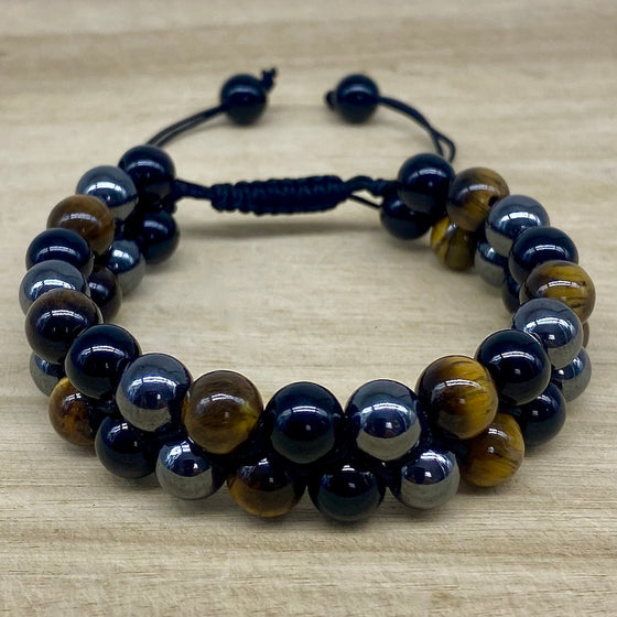 Triple Protection Two Stack Bracelet Adjustable
