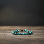 Turquoise Crystal Bracelet with Hematite Spacers