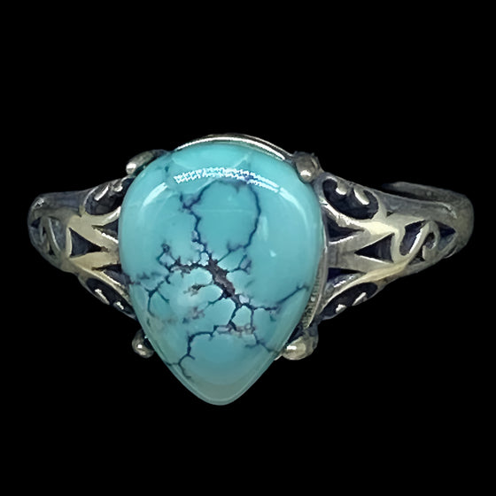Turquoise Adjustable Ring - Style 2