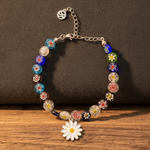 Mosaic Bracelet - Positano Daisy | Adjustable Bracelet