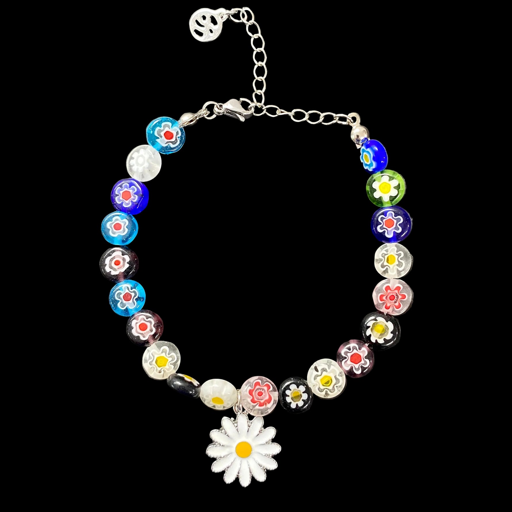 Mosaic Bracelet - Positano Daisy | Adjustable Bracelet