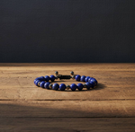Crystal Bracelet – Lapis Lazuli & Hematite | Unisex Natural Stone Bracelet