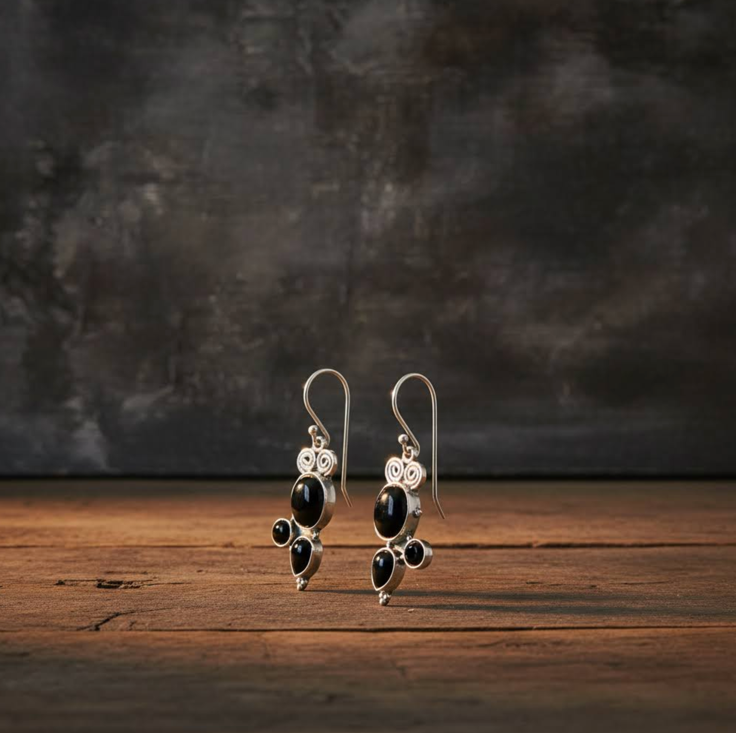 black onyx earrings

