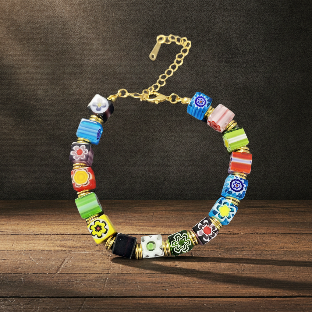 Mosaic Bracelet - Venezia | Adjustable Bracelet standing
