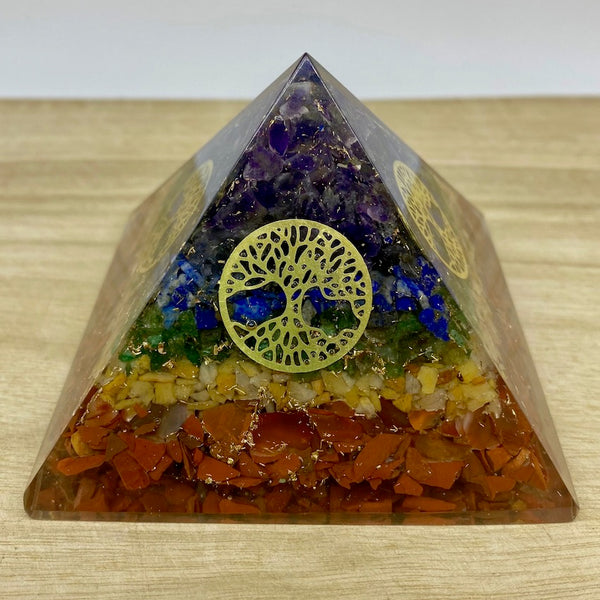 Orgonite Pyramid - 7 Chakra