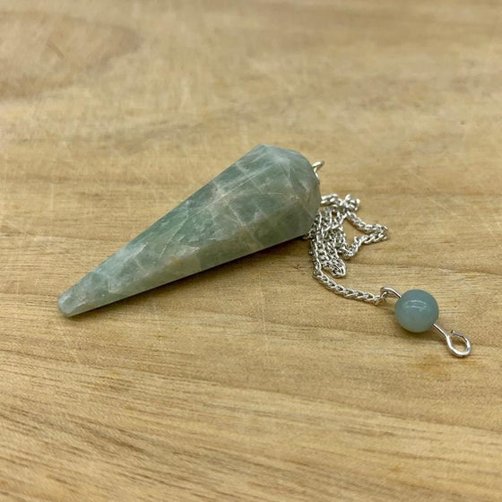 Amazonite Crystal Pendulum