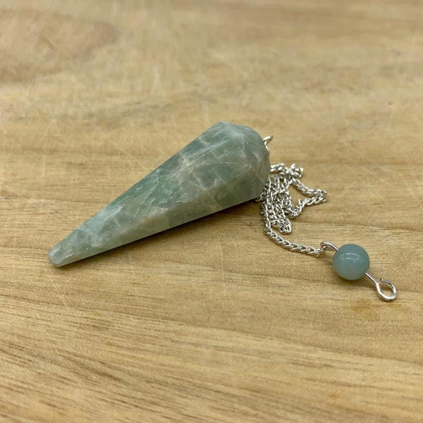 Amazonite Crystal Pendulum