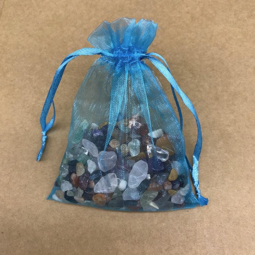 Mixed Crystal Chip Set - Organza Bag
