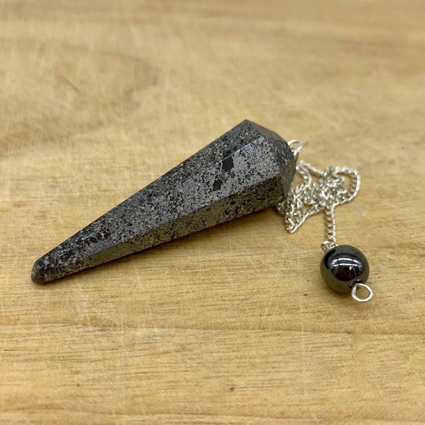 Hematite Crystal Pendulum