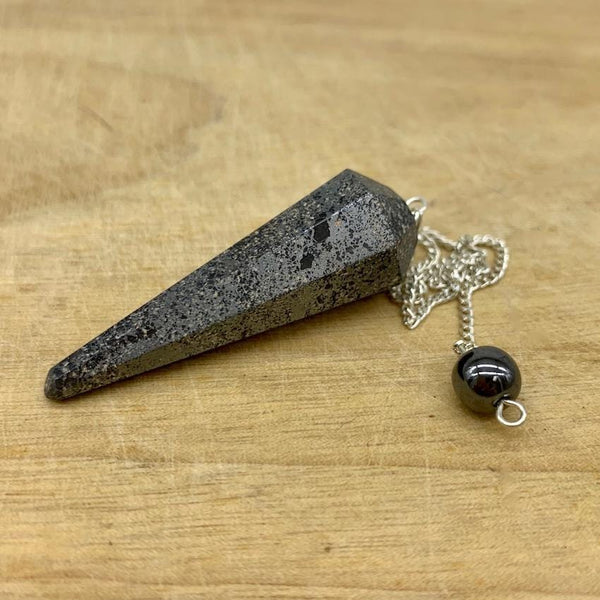 Hematite Crystal Pendulum