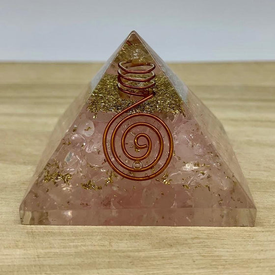 Orgonite Pyramid - Rose Quartz