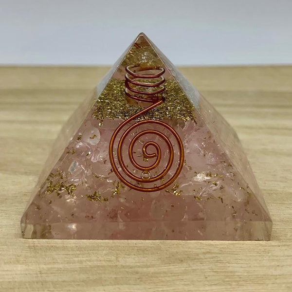 Orgonite Pyramid - Rose Quartz