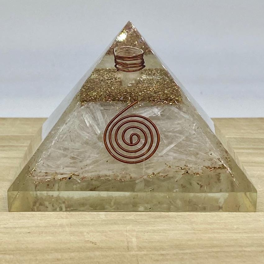 Orgonite Pyramid - Selenite
