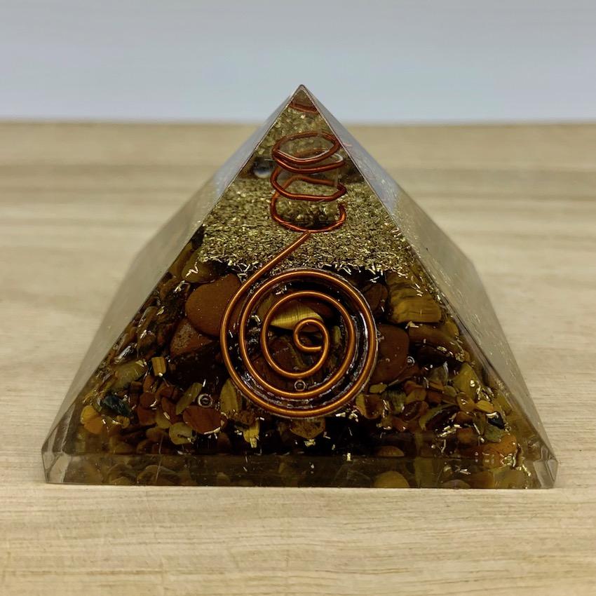 Orgonite Pyramid - Tiger Eye